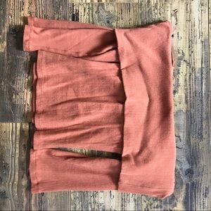 Off shoulder crop top